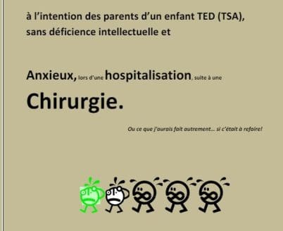 Trucs d’une maman lors de l’hospitalisation d’un enfant avec TED