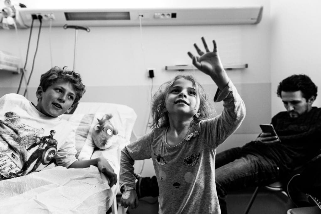 famille chambre hôpital