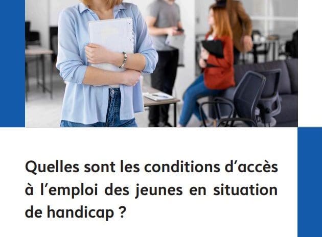 Emploi et jeunes en situation de handicap