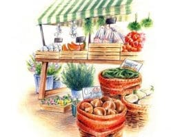 Au marché...
