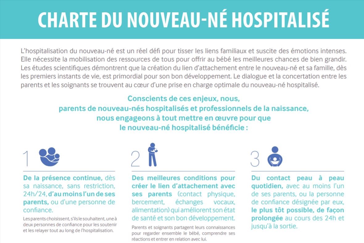 La charte du nouveau-né hospitalisé