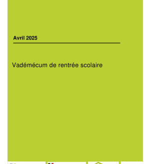 Vademecum de rentrée scolaire