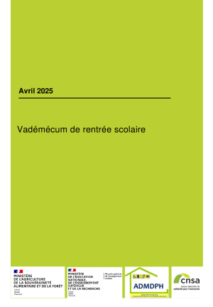 Vademecum de rentrée scolaire
