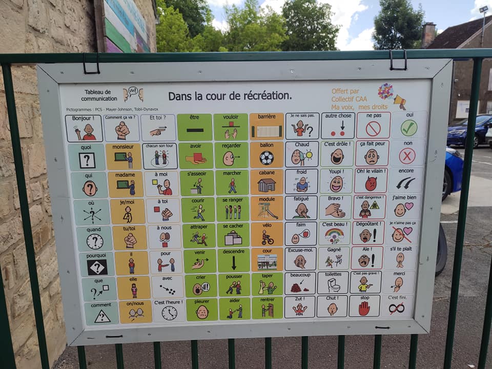 CAA tableau de communication
